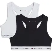Tommy Hilfiger 2 Pack Signature Unpadded Racerback Bralettes