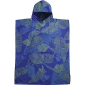 PackTowl - Hygien och skydd - Poncho Botanical för Unisex - Storlek S/M - Blå
