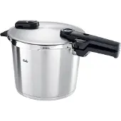 Fissler Magic Fissler Vitaquick Premium, 6 l, Keramiska, gas, Induktion, Rostfritt stål, 22 cm, Rostfritt stål, Löstagbar