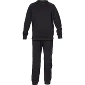 Isbjörn of Sweden Kids' Panda Chill Sweater & Pant Black