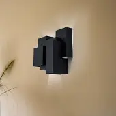 Luminex Vägglampa Wall , dimbar, Svart, Vardagsrum / matsal, Metall, Modern, Vägglampa, vägglampa inomhus
