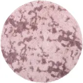 vidaXL Ryamatta med lång lugg NAVARRA dammig rosa 120x120 cm polyester