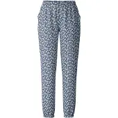 Calida Pyjamasbyxa ljusblå / mörkblå / vit