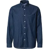 Selected Regcarlo Denim Skjorta Med Långa ärmar