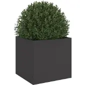 vidaXL Odlingslåda svart 42x40x39 cm stål