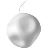 Foscarini Taklampa , Hoba Media, dimbara, Vit, Vardagsrum, Glas, Design