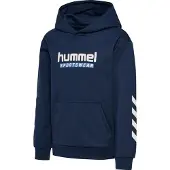 Hummel Hoodie - hmlJr Logo Hoodie - Dress Blue - - 11-12 år (146-152) - Hoodie