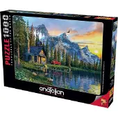 AnaTolian Sunset Cabin Jigsaw Puzzle 1000st