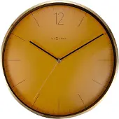 Nextime Essential Gold Väggklocka 34 Cm - Väggklockor Metall Gul