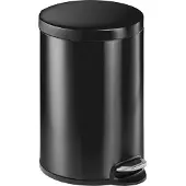 Durable - Mülleimer - rund - Klappdeckel - 20 L 341258 Soptunna 20 l (Ø x H) 29.2 cm x 45.5 cm Metall, Plast Antracit/grå 1 st