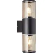 Brilliant Sergioro 96473/63 utomhus vägglampa LED (RGB) E27 svart (matt)
