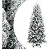 Plastgran med snö 210 cm PVC&PE