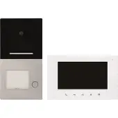 HHG VILLA-AP-SET-1 Video-porttelefon 2-tråds Aluminium (borstad)