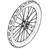 Thule Chariot Sport 2 20´´ Hjul