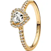 Pandora Timeless Heart gold-plated ring 168421C01-58