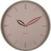 Karlsson väggklocka Petals warm grey KA6012WG