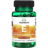 Swanson Health Swanson, Vitamin E, 400IU, 100 softgels
