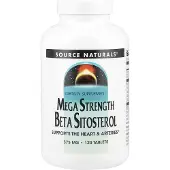 Source naturals , Mega Styrka Beta Sitosterol, 375 mg, 120 Tabletter