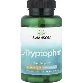 Swanson Health L-tryptofan, 500 mg, 90 vegetariska kapslar