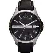Armani Exchange Analog klocka svart / silver