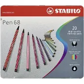 Stabilo Pen 68 Arty Tuschpenna 20 Enheter