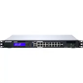 Qnap QGD-1600P - Switch - smart - 4 x 10/100/1000 (PoE++) + 10 x 10/100/1000 (PoE+) + 2 x kombinations-Gigabit SFP (PoE+) - rackmonterbar - PoE++ (370 W)
