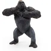 Papo 50243 bergsgorillafigur - Vilda djurriket, flerfärgad, handmålad, 11,5 cm, fransk design