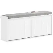 SoBuy Skobänk med dyna FSR98-XL-W
