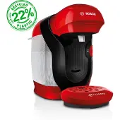 Bosch Multidryckes kaffemaskin - - TASSIMO - T11 Style röd - 1400 W