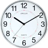 Unilux Väggklocka ARIA metall grå