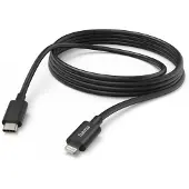 Hama USB-laddningskabel USB 2.0 Apple Lightning kontakt 3 m Svart 00201599
