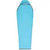 Sea to Summit - Lakanpåse - Breeze Sleeping Bag Liner Mummy w/ Drawcord Standard för Unisex - Blå
