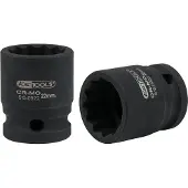 Ks Tools 5150922 515.0922 12-kant Kraft-hylsnyckelinsats 22 mm 22 mm 1/2