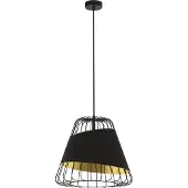 Eglo Austell, Flexibelt fäste, Svart, Guld, Svart, Guld, Stål, Vardagsrum, inomhus