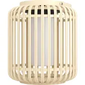 Eglo MARLIANO solcell bordslampa brun/vit