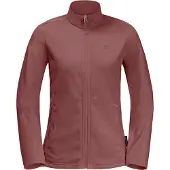 Jack Wolfskin Women's Taunus Full Zip Mineral Red