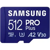 Samsung PRO Plus microSD-minneskort (2023) - 512 GB (inkl. SD-adapter, MB-MD256SA/EU)