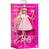 Barbie Deluxe Style Doll #3 i Barbiecore Outfit Blont hr i Top Knot Rosa Pastellklnning med verdimensionerad rosett och tillbehr som Mesh Tig