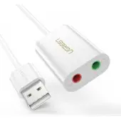 UGREEN - Ljudkort - 16-bitars - 48 kHz - stereo - USB 2.0
