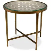 Eichholtz Sorrento sidobord antik mässing