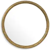 Eichholtz Salvi spegel rund vintage mässing