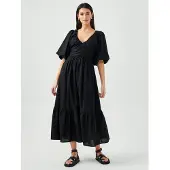 St MRLO Klänning 'LUCA TIERED DRESS' svart