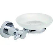 TESA LOXX 40282-00000-00 Tvålskål Krom (glänsande), Vit (satinerad)