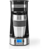 Nedis KACM310FBK Kaffebryggare Svart, Silver Timerfunktion
