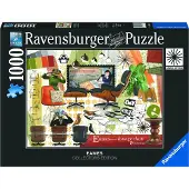 Ravensburger Eames Design Classics Jigsaw Puzzle - 1000 stycken | Unik mitten av rhundradets designmontage | SoftClick Technology fr perfekt pa