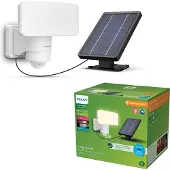 Philips Tylus 929004632201 Solcells-utomhusväggbelysning med rörelsedetektor LED 6 W Vit