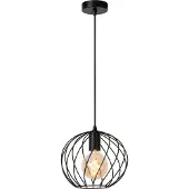 Lucide Hänglampa Danza, dimbar, Svart, Vardagsrum / matsal, Metall, Modern, Pendellampa