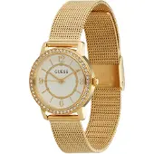 GUESS Analog klocka 'Melody' guld / vit