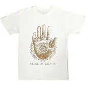 Ginza.se Alice In Chains: Unisex T-Shirt/Hand (Natural) (Medium)