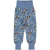 Geggamoja Babybyxor Bambu Bulldog Blå - 62/68